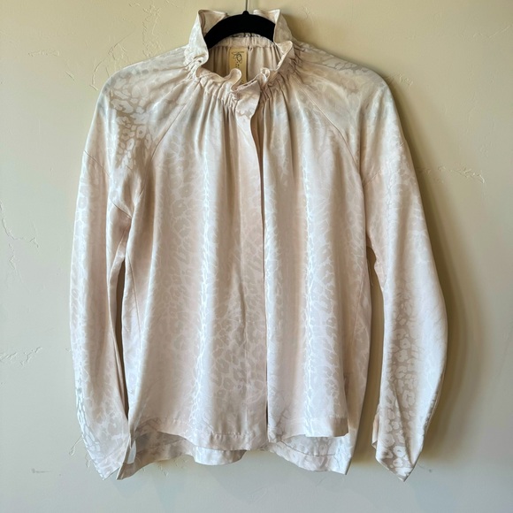 Maria Cornejo Gaban Ruffle Collar Blouse, Size 2, US Size XS-S - Picture 5 of 16